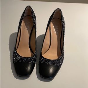 Franco Sarto navy pumps